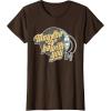 imageStar Wars May the 4th Be With You 2025 Death Star Retro TShirtBrown
