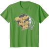 imageStar Wars May the 4th Be With You 2025 Death Star Retro TShirtGrass Green
