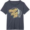 imageStar Wars May the 4th Be With You 2025 Death Star Retro TShirtHeather Blue