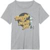 imageStar Wars May the 4th Be With You 2025 Death Star Retro TShirtHeather Grey