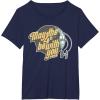 imageStar Wars May the 4th Be With You 2025 Death Star Retro TShirtNavy Blue