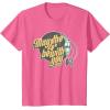 imageStar Wars May the 4th Be With You 2025 Death Star Retro TShirtPink Heather