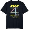 imageStar Wars May the 4th Be With You 2025 Lightsabers TShirtBlack