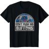 imageStar Wars R2D2 Droid Dont Push My Buttons TShirtBlack