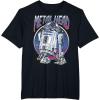 imageStar Wars R2D2 Metal Head Vintage Disney TShirtBlack