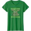 imageStar Wars St Patricks Day Grogu The Luck Is Strong TShirtKelly Green