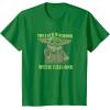 imageStar Wars St Patricks Day Grogu The Luck Is Strong TShirtKelly Green
