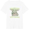 imageStar Wars St Patricks Day Grogu The Luck Is Strong TShirtWhite