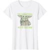imageStar Wars St Patricks Day Grogu The Luck Is Strong TShirtWhite