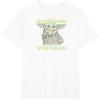 imageStar Wars St Patricks Day Grogu The Luck Is Strong TShirtWhite