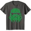 imageStar Wars Stormtrooper Clovers St Patricks Day Disney TShirtAsphalt Grey