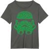 imageStar Wars Stormtrooper Clovers St Patricks Day Disney TShirtAsphalt Grey