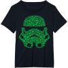 imageStar Wars Stormtrooper Clovers St Patricks Day Disney TShirtBlack