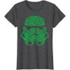 imageStar Wars Stormtrooper Clovers St Patricks Day Disney TShirtDark Heather Grey
