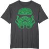 imageStar Wars Stormtrooper Clovers St Patricks Day Disney TShirtDark Heather Grey