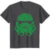 imageStar Wars Stormtrooper Clovers St Patricks Day Disney TShirtDark Heather Grey