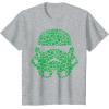 imageStar Wars Stormtrooper Clovers St Patricks Day Disney TShirtHeather Grey