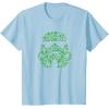 imageStar Wars Stormtrooper Green Shamrocks St Patricks Day TShirtBaby Blue