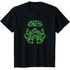 imageStar Wars Stormtrooper Green Shamrocks St Patricks Day TShirtBlack