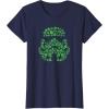 imageStar Wars Stormtrooper Green Shamrocks St Patricks Day TShirtNavy Blue