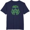 imageStar Wars Stormtrooper Green Shamrocks St Patricks Day TShirtNavy Blue