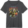 imageStar Wars The Book Of Boba Fett Black Krrsantan Combat Pose TShirtDark Heather Grey