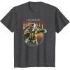imageStar Wars The Book Of Boba Fett Black Krrsantan Combat Pose TShirtDark Heather Grey