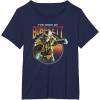 imageStar Wars The Book Of Boba Fett Black Krrsantan Combat Pose TShirtNavy Blue