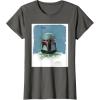 imageStar Wars The Book of Boba Fett Armor TShirtAsphalt Grey