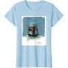 imageStar Wars The Book of Boba Fett Armor TShirtBaby Blue