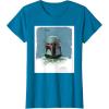 imageStar Wars The Book of Boba Fett Armor TShirtSapphire Blue