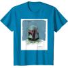 imageStar Wars The Book of Boba Fett Armor TShirtSapphire Blue