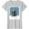 imageStar Wars The Book of Boba Fett Armor TShirtSilver Grey