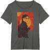 imageStar Wars The Book of Boba Fett Fennec Shand Red Tatooine TShirtAsphalt Grey