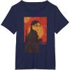 imageStar Wars The Book of Boba Fett Fennec Shand Red Tatooine TShirtNavy Blue