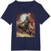 imageStar Wars The Book of Boba Fett Portrait TShirtNavy Blue