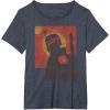imageStar Wars The Book of Boba Fett Red Tatooine TShirtHeather Blue