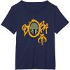 imageStar Wars The Book of Boba Fett Street Art TShirtNavy Blue