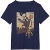 imageStar Wars The Book of Boba Fett Tatooine Battle TShirtNavy Blue