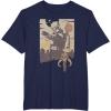 imageStar Wars The Book of Boba Fett Tatooine Battle TShirtNavy Blue
