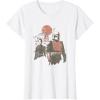 imageStar Wars The Book of Boba Fett and Fennec Shand TShirtWhite