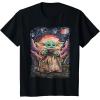 imageStar Wars The Child Starry Night TShirtBlack