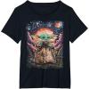 imageStar Wars The Child Starry Night TShirtBlack