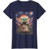 imageStar Wars The Child Starry Night TShirtNavy Blue