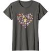 imageStar Wars The Mandalorian Grogu Heart Valentines Day TShirtAsphalt Grey
