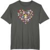 imageStar Wars The Mandalorian Grogu Heart Valentines Day TShirtAsphalt Grey