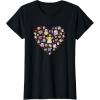 imageStar Wars The Mandalorian Grogu Heart Valentines Day TShirtBlack