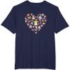 imageStar Wars The Mandalorian Grogu Heart Valentines Day TShirtNavy Blue