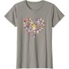 imageStar Wars The Mandalorian Grogu Heart Valentines Day TShirtSlate Grey