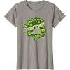 imageStar Wars The Mandalorian Grogu St Patricks Day Clovers TShirtSlate Grey